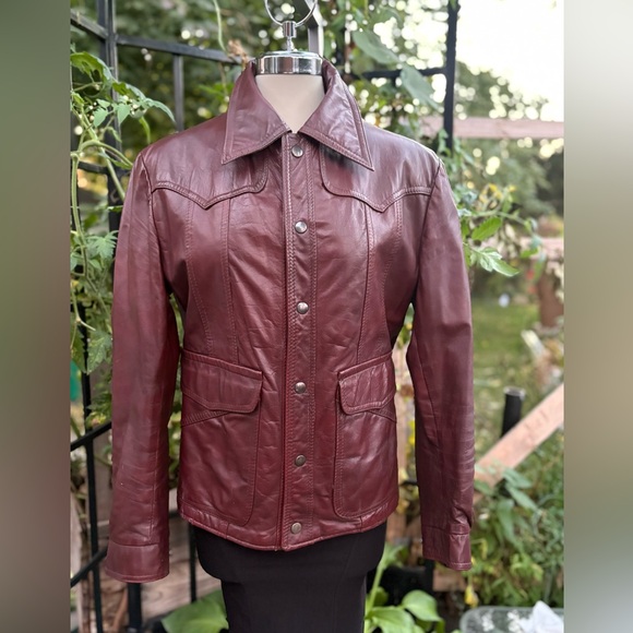 Prima Genuine Leather Jacket Size 40 = Large - Picture 3 of 12